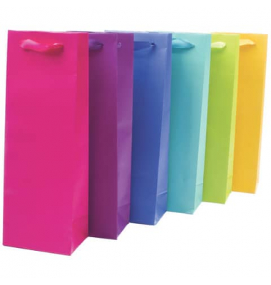 Geschenktasche 54996 Flaschentragetasche | 36x12,5x9cm, allgemein, Schleifenband, sortiert - Farbwahl nicht möglich, 12,5cm x 36 Geschenktasche 54996 Flaschentragetasche | 36x12,5x9cm, allgemein, Schleifenband, sortiert - Farbwahl nicht möglich, 12,5cm x 36